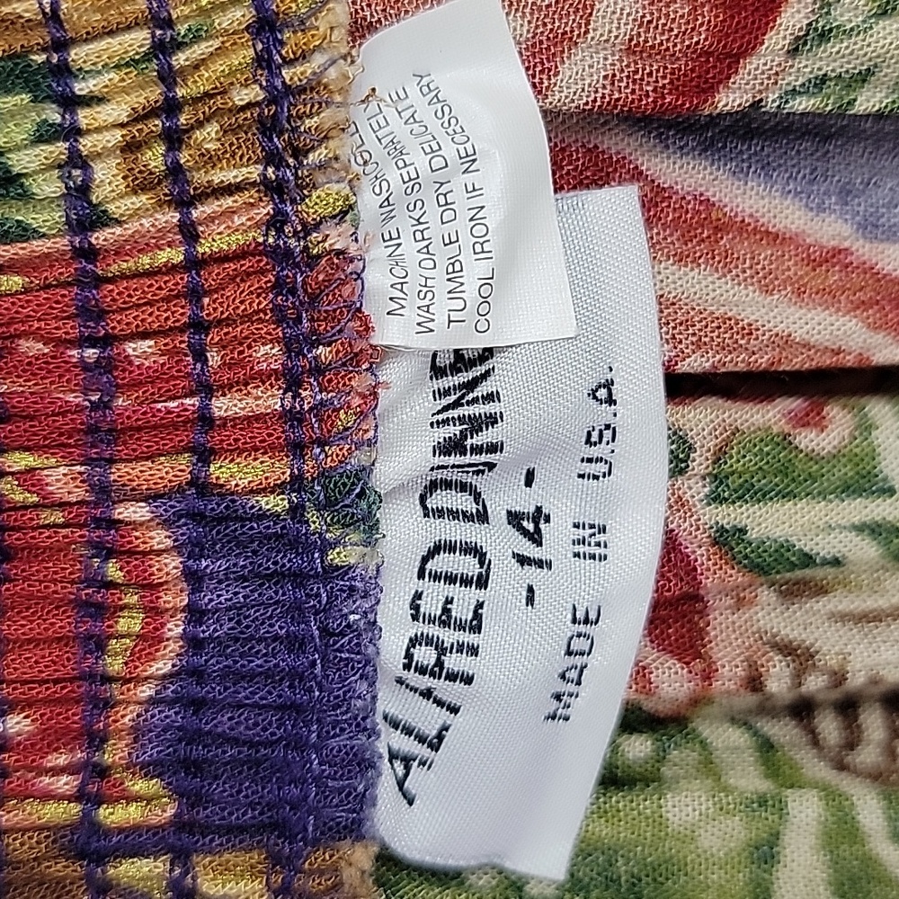 Alfred Dunner Tropical Multicolored Floral Midi Skirt (Read Might be 10/12) 14 - Picture 9 of 9